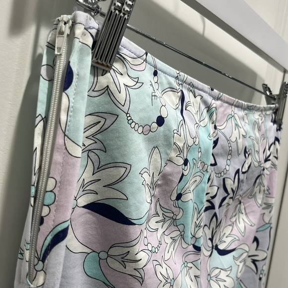 Emilio Pucci Y2K Printed Cigarette Straight Leg Pant Sz 0 / 2 - Picture 6 of 9